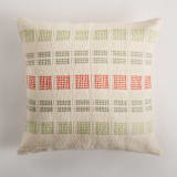 "Magdalena Pillow Cover Sage, Mint Green & Terracotta" - Throw Pillows in multicolorassorted-colors by Tatiana Ordoñez