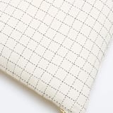 "Mini Grid-Stitch Throw Pillow" - Throw Pillows in white by Anchal