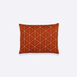 "Small Graph Throw Pillow - Rust" - Throw Pillows in red by Anchal