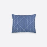 "Small Graph Throw Pillow - Slate" - Throw Pillows in blue by Anchal