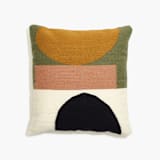 "Balancing Act Pillow" - Throw Pillows in multicolorassorted-colors by Wool and Indigo