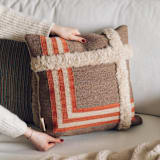 "Tano" - Throw Pillows in multicolor by Handan Loomworks