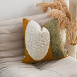 "Rolling Stone Pillow" - Throw Pillows in multicolorassorted-colors by Wool and Indigo