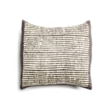 "Maple Black Silk Pillow" - Throw Pillows in black by Anjali Purohit