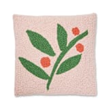 "Holiday Berries Hook Pillow" - Throw Pillows in multicolor by Ampersand Design Studio
