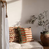 "Keif" - Throw Pillows in multicolor by Handan Loomworks