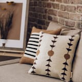 "Rosa" - Throw Pillows in multicolor by Handan Loomworks
