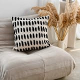 "Day By Day Pillow" - Throw Pillows in multicolorassorted-colors by Wool and Indigo