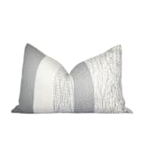 "Gray Chambray Decorative Pillow" - Throw Pillows in gray by Johil Ross