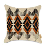 "Vera" - Throw Pillows in multicolor by Handan Loomworks