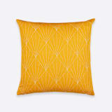 "Array Throw Pillow - Mustard" - Throw Pillows in yellow by Anchal