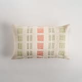 "Magdalena Lumbar Pillow Cover Terracotta, Sage and Mint Green" - Throw Pillows in multicolor by Tatiana Ordoñez