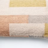 "Shale Handloom Cotton Large Lumbar Pillow" - Throw Pillows in multicolorassorted-colors by Anjali Purohit