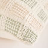 "Bolivar Pillow Cover Sage Green & Cream" - Throw Pillows in multicolorassorted-colors by Tatiana Ordoñez