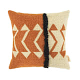 "Path" - Throw Pillows in multicolor by Handan Loomworks