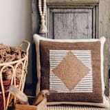 "Baki" - Throw Pillows in multicolor by Handan Loomworks