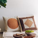 "Baki" - Throw Pillows in multicolor by Handan Loomworks