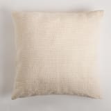 "Manglar Euro Pillow Cover Natural & Cream" - Throw Pillows in beige by Tatiana Ordoñez