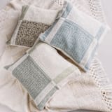 "Paramo Cielo Blue Pillow" - Throw Pillows in blue by Tatiana Ordoñez