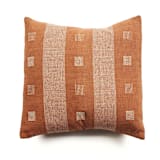 "Chokor Nira Brown Pillow" - Throw Pillows in brown by Anjali Purohit