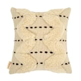 "Swan" - Throw Pillows in natural by Handan Loomworks