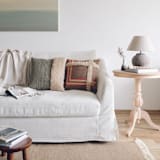 "Toblue" - Throw Pillows in multicolor by Handan Loomworks
