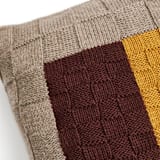 "Andes Topaz Pillow" - Throw Pillows in multicolor by Anjali Purohit