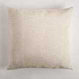"Manglar Euro Pillow Cover Natural & Sage Green" - Throw Pillows in green by Tatiana Ordoñez