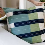 "Shift Throw Pillow" - Throw Pillows in green by Anchal