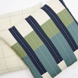 "Shift Throw Pillow" - Throw Pillows in green by Anchal