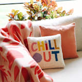 "Chill Out Hook Pillow" - Throw Pillows in multicolor by Ampersand Design Studio
