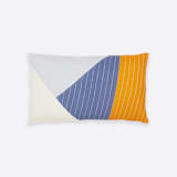 "Asha Colorblock Lumbar Pillow" - Throw Pillows in yellow by Anchal