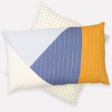 "Asha Colorblock Lumbar Pillow" - Throw Pillows in yellow by Anchal