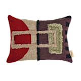 "Zahra" - Throw Pillows in multicolor by Handan Loomworks
