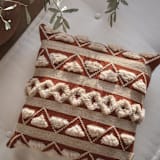"Motley" - Throw Pillows in multicolor by Handan Loomworks