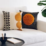 "Ekinoks" - Throw Pillows in multicolor by Handan Loomworks