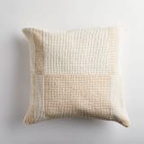 "Paramo Nieve Cream Pillow" - Throw Pillows in beige by Tatiana Ordoñez