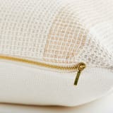 "Paramo Nieve Cream Pillow" - Throw Pillows in beige by Tatiana Ordoñez