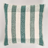 "Mayapo Wool Pillow Cover Aquamarine Blue" - Throw Pillows in blue by Tatiana Ordoñez
