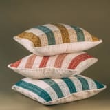 "Mayapo Wool Pillow Cover Aquamarine Blue" - Throw Pillows in blue by Tatiana Ordoñez