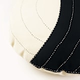 "Crescent Throw Pillow - Charcoal" - Throw Pillows in black by Anchal