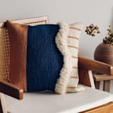 "sailor" - Throw Pillows in multicolor by Handan Loomworks