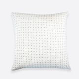 "Cross-Stitch Euro Sham - Bone" - Throw Pillows in white by Anchal