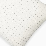 "Cross-Stitch Euro Sham - Bone" - Throw Pillows in white by Anchal
