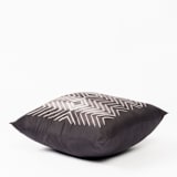 "Naami Black Silk Pillow" - Throw Pillows in black by Anjali Purohit