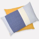 "Didi Colorblock Lumbar Pillow" - Throw Pillows in blue by Anchal