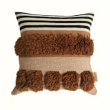 "Blured No.2" - Throw Pillows in multicolor by Handan Loomworks