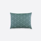 "Small Graph Throw Pillow - Spruce" - Throw Pillows in green by Anchal