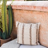 "Henna Pillow Cover" - Throw Pillows in brown by FOLKS AND TALES