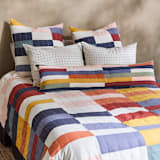 "Rainbow XL Lumbar Pillow" - Throw Pillows in multicolor by Anchal